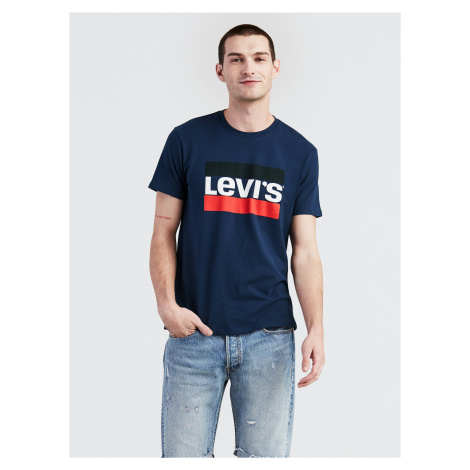 Tmavomodré pánske tričko s potlačou Levi's® Levi´s