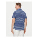 Tommy Hilfiger Košeľa Mini Palm Print MW0MW34582 Tmavomodrá Slim Fit