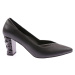 DGN 589 Women's Pointed Toe V-Cut Low-cut Heels Shoes.