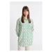 DEFACTO Relax Fit Patterned Long Sleeve Shirt Tunic