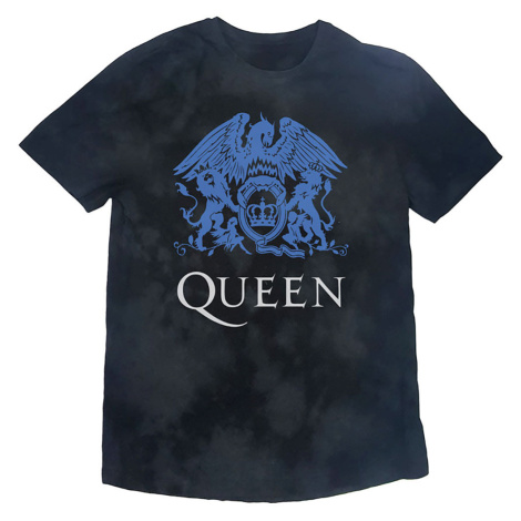 Queen tričko Blue Crest Čierna