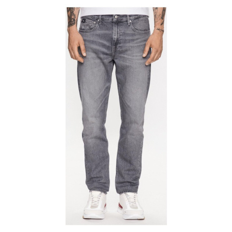 Calvin Klein Jeans  J30J323363  Rovné džínsy Šedá
