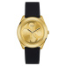 GUESS Analógové hodinky 'G TWIST'  zlatá žltá / čierna