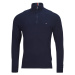 Tommy Hilfiger  PIMA ORG CTN CASHMERE ZIP MOCK  Svetre Námornícka modrá