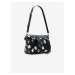 Čierna dámska kvetovaná kabelka Desigual Margy Loverty 2.0