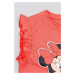 Detský bavlnený top zippy x Disney oranžová farba