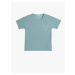 Koton Basic T-shirt with Short Sleeves, Crew Neck Pocket Detailed, Ribbed.