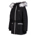 Lewro NATALIE Dievčenský zimný kabát, čierna, veľkosť