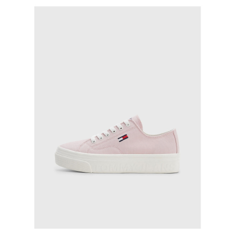 Light Pink Women's Platform Sneakers Tommy Jeans - Women Tommy Hilfiger