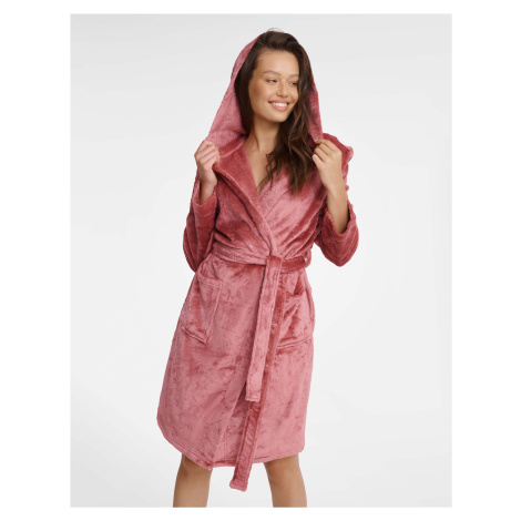 Shiny bathrobe 41066-39X pink-pink HENDERSON LADIES