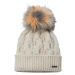 Smotanová dámska čiapka Columbia Boundless Days Cable Knit Pom Beanie 2092641278