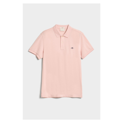 POLOKOŠEĽA GANT SLIM SHIELD SS PIQUE POLO FADED PINK