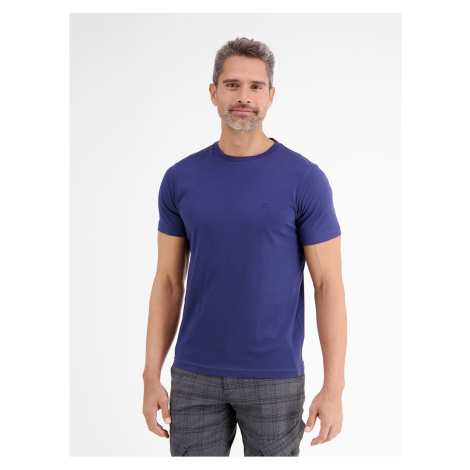 Dark blue men's basic T-shirt LERROS - Men