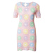 Olivia Rubin Pletené šaty 'HAILEY'  modrá / zelená / pastelovo fialová / ružová