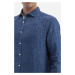 Košeľa La Martina Man Shirt L/S All Over Print Modrá
