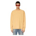 Diesel Mikina - S-ALMON-E1 SWEAT-SHIRT oranžová