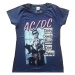AC/DC tričko Vintage DDDDC Modrá