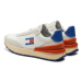 Tommy Jeans Sneakersy Tjm Tech Runner Material Mix EM0EM01300 Biela