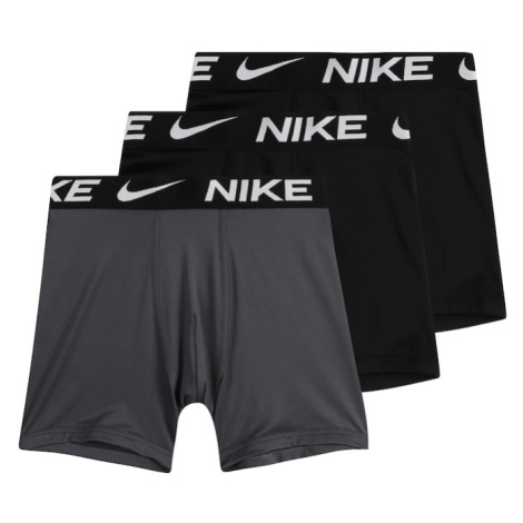 Nike Sportswear Nohavičky  sivá / čierna / biela