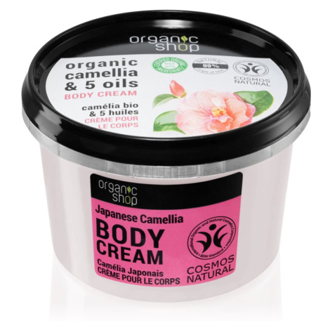 Organic Shop Organic Camellia & 5 Oils ošetrujúci telový krém