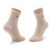 Tommy Hilfiger Súprava 2 párov vysokých dámskych ponožiek 701218407 Ružová