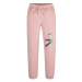 Detské tepláky Calvin Klein Jeans ružová farba, s potlačou