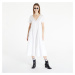 Šaty TOMMY JEANS Poplin Tiered Ss Dress White