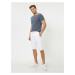 Koton Men's White Pocket Detailed Shorts