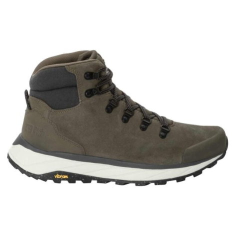 Jack Wolfskin TERRAVENTURE URBAN MID M Pánska outdoorová obuv, tmavo sivá, veľkosť