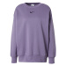 Nike Sportswear Mikina 'PHOENIX FLEECE'  modrofialová / čierna