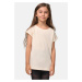 Girls' Organic T-Shirt with Extended Shoulder Whitesand