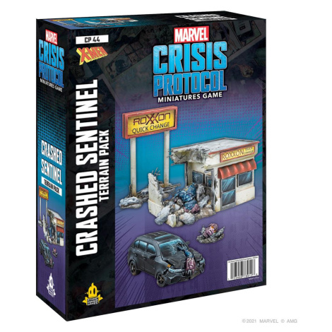 Atomic Mass Games Marvel Crisis Protocol: Crashed Sentinel Terrain Pack