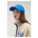 Šiltovka Woolrich Unisex Logo Baseball Cap Snorkel Blue