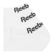 Reebok Súprava 3 párov kotníkových ponožiek unisex R0356-SS24 (3-pack) Biela