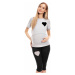 Sivo-čierny tehotenský pyžamový set 0139