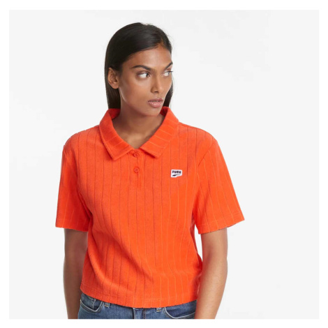 Downtown Towelling Polo Shirt Puma