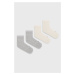 Detské ponožky United Colors of Benetton (4-pack) šedá farba