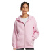 Build Your Brand Dámska mikina na zips BY290 Soft Pink