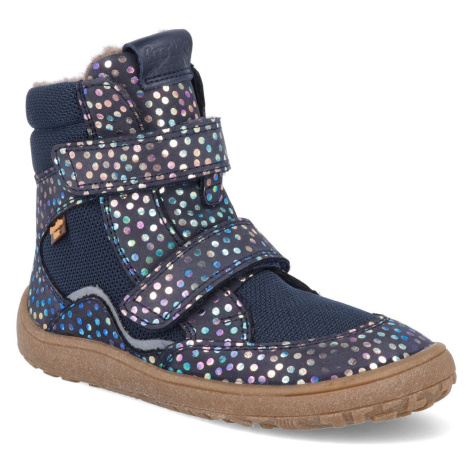Zima 2023 Barefoot zimná obuv s membránou Froddo - BF Tex Winter Blue+ modrá