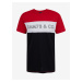 Čierno-červené pánske tričko SAM 73 Seamus