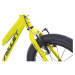 Detský horský bicykel AMULET 16 Mini SuperLite, fluo yellow metalic dark blue shiny