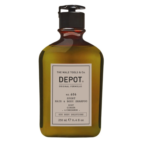 DEPOT No. 606 Osviežujúci šampón na vlasy a telo 250ml - DEPOT