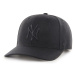Čiapka 47 brand MLB New York Yankees čierna farba, s nášivkou, B-CLZOE17WBP-BKA
