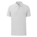 Light grey men's shirt Iconic Polo Friut of the Loom