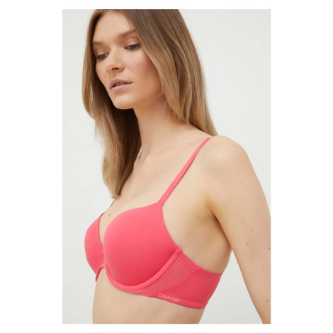 Podprsenka Calvin Klein Underwear ružová farba, jednofarebný