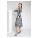 Deni Cler Milano Dress W-Dc-3259-0P-A6-84-1 Grey