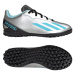 Juniorské futbalové kopačky turfy ADIDAS X CRAZYFAST MESSI 4 SILVMT BLIBLU CBLACK_IE4068_tf