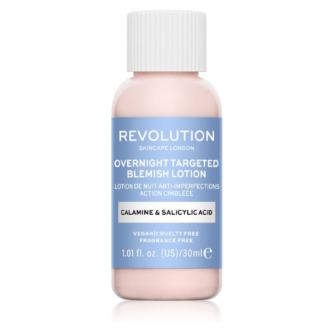 Revolution Skincare Blemish Calamine & Salicylic Acid lokálna starostlivosť proti akné na noc