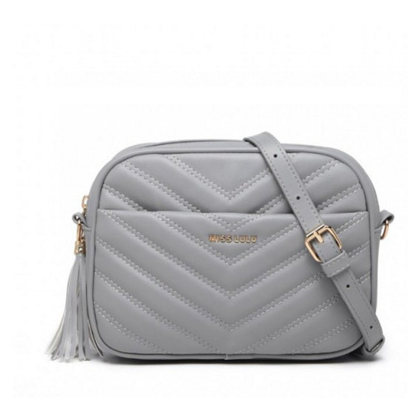 Sivá malá crossbody kabelka na rameno "La Zolla"