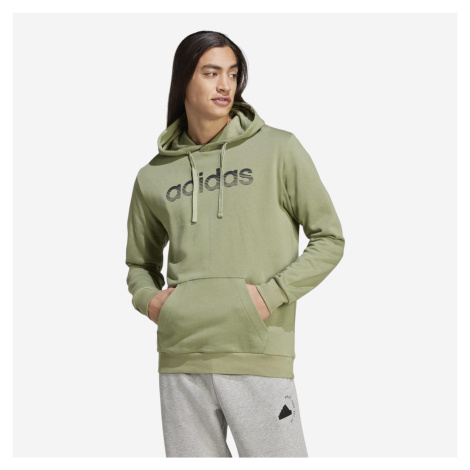 PÁNSKA MIKINA S KAPUCŇOU NA FITNES ADIDAS ZELENÁ